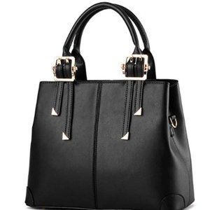 Black Women's  Satchel Crossbody Purse